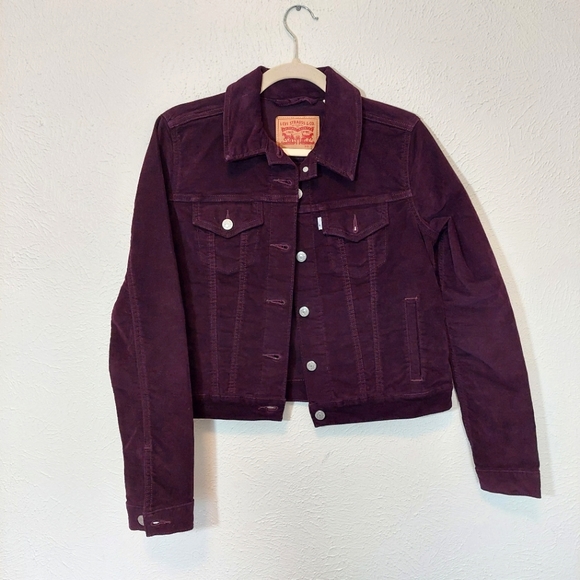 Corduroy Jacket Plum